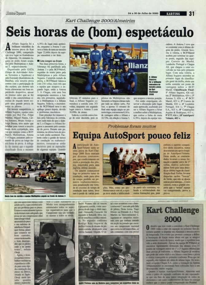 Imprensa escrita de 200024